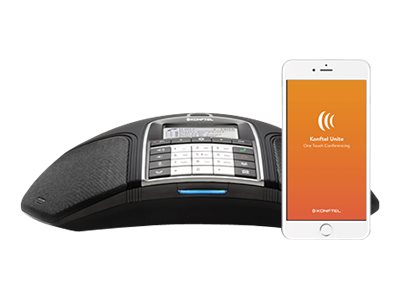 KONFTEL 300IPx Konferenztelefon für mehr als 20 Personen USB Bluetooth NFC SIP webbasierte Konfiguration PoE Gesprächsaufz. SD-Karte